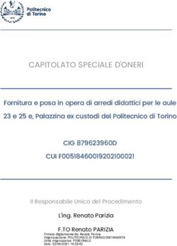 CAPITOLATO SPECIALE D'ONERI - Swas.Polito.It