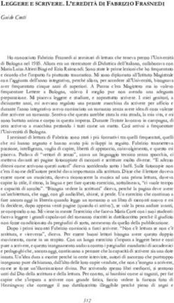 LEGGERE E SCRIVERE. L'EREDIT&Agrave; DI FABRIZIO FRASNEDI - Riviste UNIMI