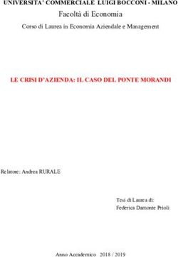 Facoltà di Economia UNIVERSITA' COMMERCIALE LUIGI BOCCONI - MILANO - Luca Poma