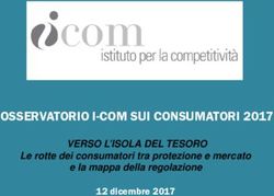 OSSERVATORIO I-COM SUI CONSUMATORI 2017 - VERSO L'ISOLA DEL TESORO Le rotte dei consumatori tra protezione e mercato e la mappa della regolazione