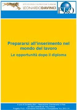 Prepararsi all'inserimento nel mondo del lavoro - Le opportunità dopo il diploma