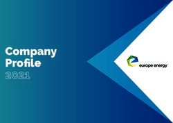 Company Profile 2021 - Europe Energy