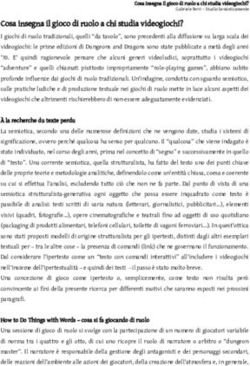 Cosa insegna il gioco di ruolo a chi studia videogiochi?