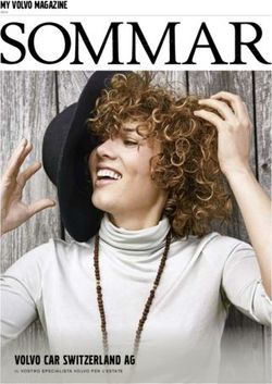 Volvo car switzerland AG - MY VOLVO MAGAZINe