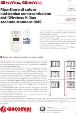 GE700Y031, GE700Y033 Ripartitore di calore elettronico con trasmissione dati Wireless M-Bus secondo standard OMS