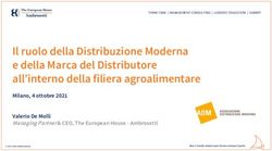 Il ruolo della Distribuzione Moderna e della Marca del Distributore all'interno della filiera agroalimentare - The ...