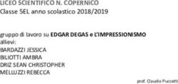 LICEO SCIENTIFICO N. COPERNICO - Classe 5EL anno scolastico 2018/2019 gruppo di lavoro su EDGAR DEGAS e L'IMPRESSIONISMO allievi: Liceo ...