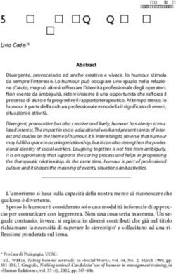 Quale spazio per l'umorismo nelle professioni d'aiuto? - Consultori ...