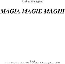MAGIA MAGIE MAGHI Andrea Menegotto