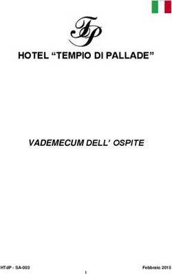 HOTEL "TEMPIO DI PALLADE" - VADEMECUM DELL' OSPITE
