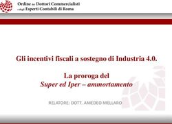 Gli incentivi fiscali a sostegno di Industria 4.0. La proroga del - Super ed Iper - ammortamento - ODCEC Roma