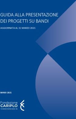 GUIDA ALLA PRESENTAZIONE DEI PROGETTI SU BANDI - AGGIORNATA AL 31 MARZO 2021 - BANDI 2021