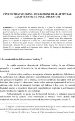 L'INVESTMENT BANKING: DESCRIZIONE DELL'ATTIVIT&Agrave; E CARATTERISTICHE DEGLI OPERATORI