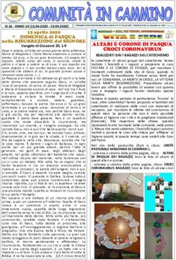 ALTARI E CORONE DI PASQUA CROCI CORONAVIRUS - REALIZZATI DAI I RAGAZZI DEL CATECHISMO - Unità Pastorale ...