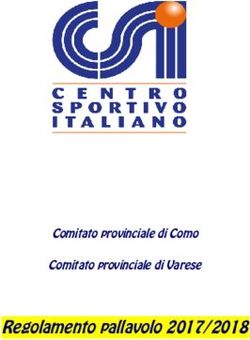 Regolamento pallavolo 2017/2018 - Comitato provinciale di Como Comitato provinciale di Varese - CSI Como