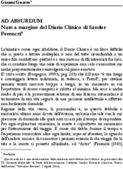 AD ABSURDUM Note a margine del Diario Clinico di Sándor