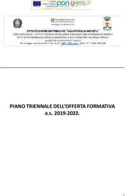 PIANO TRIENNALE DELL'OFFERTA FORMATIVA - a.s. 2019-2022.