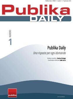 Publika Daily Una risposta per ogni domanda - Publika Daily ANNO 1 numero 1 15 gennaio 2020 - Gianluca Bertagna