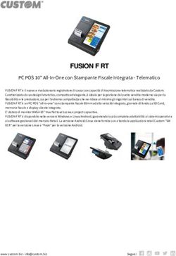 FUSION F RT PC POS 10" All-In-One con Stampante Fiscale Integrata - Telematico - Nardini Basso