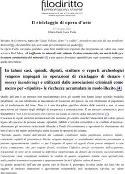 Il riciclaggio di opera d'arte - Filodiritto