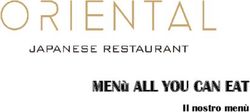 MENù ALL YOU CAN EAT Il nostro menù - Oriental Japanese Restaurant