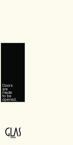 Doors are made to be opened - Glas Italia