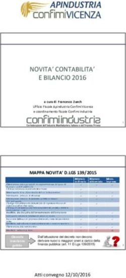 NOVITA' CONTABILITA' E BILANCIO 2016 - Apindustria Vicenza