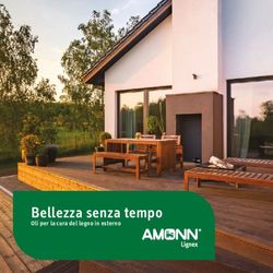 Bellezza senza tempo Oli per la cura del legno in esterno - Amonn Color