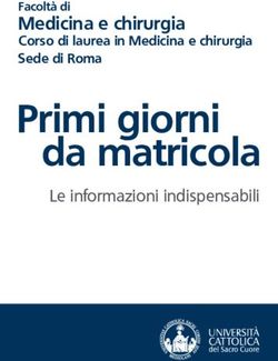 Primi giorni da matricola - Medicina e chirurgia Facolt&agrave; di - Studenti Cattolica
