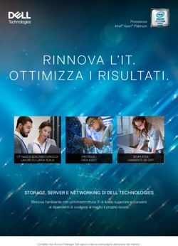 RINNOVA L'IT. OT TIMIZZA I RISULTATI - Dell Technologies