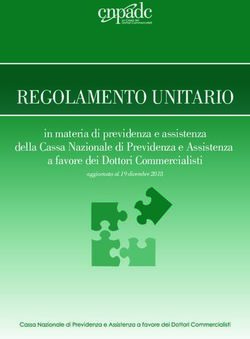 REGOLAMENTO UNITARIO in materia di previdenza e assistenza della Cassa Nazionale di Previdenza e Assistenza a favore dei Dottori Commercialisti ...