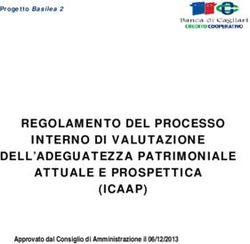 REGOLAMENTO DEL PROCESSO INTERNO DI VALUTAZIONE DELL'ADEGUATEZZA PATRIMONIALE ATTUALE E PROSPETTICA (ICAAP) - Approvato dal Consiglio di ...