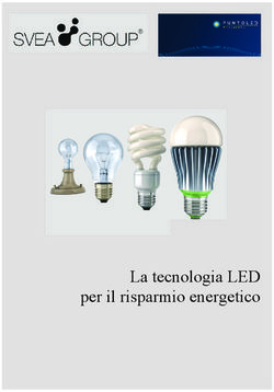 La tecnologia LED per il risparmio energetico