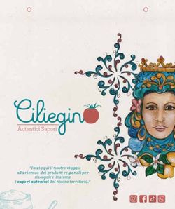 "Inizia qui il nostro viaggio alla ricerca dei prodotti regionali per riscoprire insieme i sapori autentici del nostro territorio." - Ciliegino ...