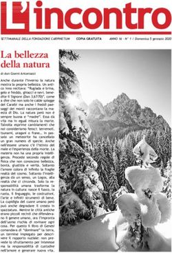 La bellezza della natura - Il Centro Don Vecchi