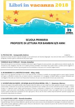 Libri in vacanza 2018 - SCUOLA PRIMARIA PROPOSTE DI LETTURA PER BAMBINI 8/9 ANNI - Biblioteche della Provincia di Reggio Emilia