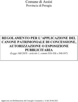REGOLAMENTO PER L'APPLICAZIONE DEL CANONE PATRIMONIALE DI CONCESSIONE, AUTORIZZAZIONE O ESPOSIZIONE PUBBLICITARIA - Comune di Assisi