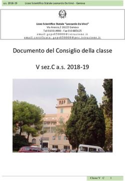 Documento del Consiglio della classe V sez.C a.s. 2018-19