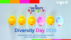Diversity Day 2020 Edizione unica 2020 - per tutto il territorio nazionale dal 30 novembre al 15 dicembre - API Verona