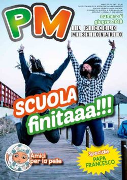 Amici per la pelle - PICCOLO MISSIONARIO