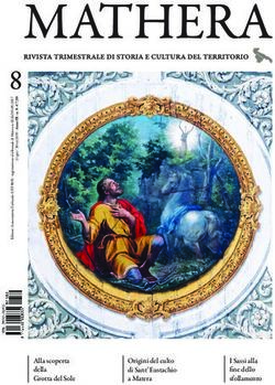 Alla scoperta della Grotta del Sole I Sassi alla fine dello sfollamento - Mathera 8a ...