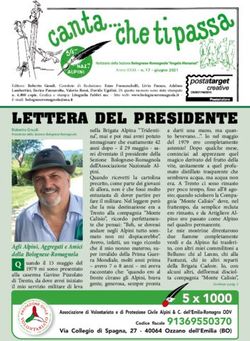 LETTERA DEL PRESIDENTE - ANA Sezione Bolognese ...