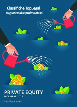 PRIVATE EQUITY DICEMBRE 2021 - A cura di Roberta Santaga - TopLegal