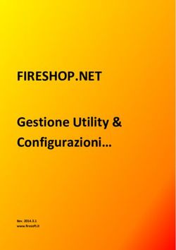 FIRESHOP.NET Gestione Utility & Configurazioni - Rev. 2014.3.1 www.firesoft.it