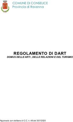 REGOLAMENTO DI DART - COMUNE DI CONSELICE Provincia di Ravenna - DOMUS DELLE ARTI , DELLE RELAZIONI E DEL TURISMO - Comune di ...