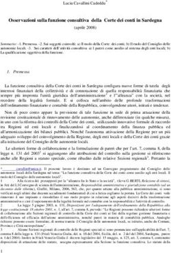 Osservazioni sulla funzione consultiva della Corte dei conti in Sardegna