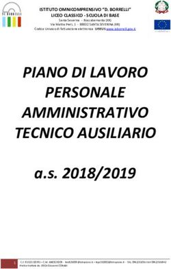 PIANO DI LAVORO PERSONALE AMMINISTRATIVO TECNICO AUSILIARIO - ioBorrelli