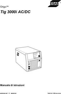 Tig 3000i AC/DC Origo - Manuale di istruzioni - ESAB