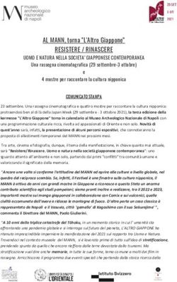 RESISTERE / RINASCERE - AL MANN, torna "L'Altro Giappone"