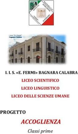 ACCOGLIENZA PROGETTO - IIS FERMI BAGNARA